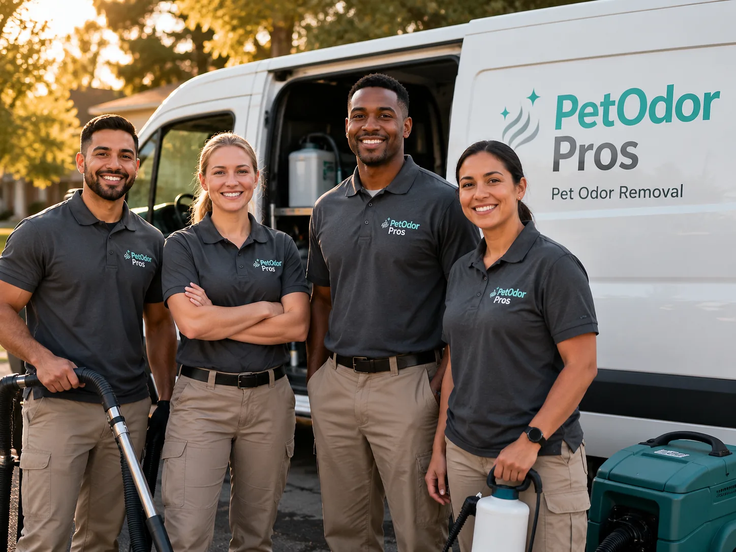 Pet Odor Removal team serving Dickinson, ND